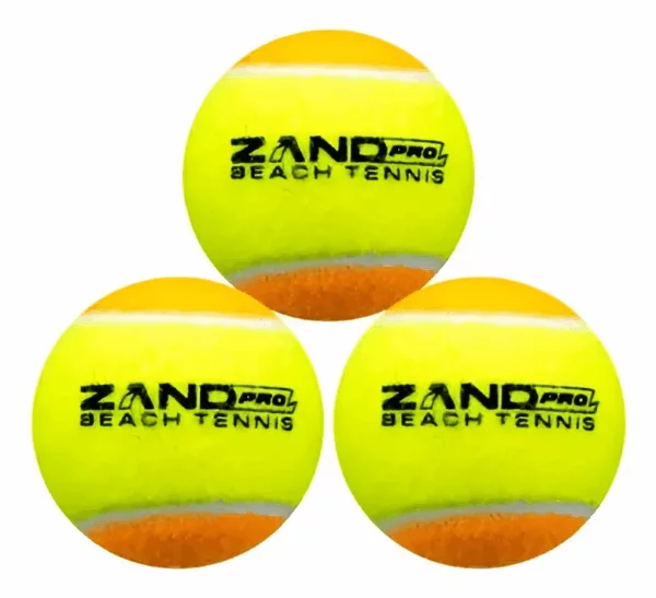 Kit com 3 bolas de Beach Tennis Zand