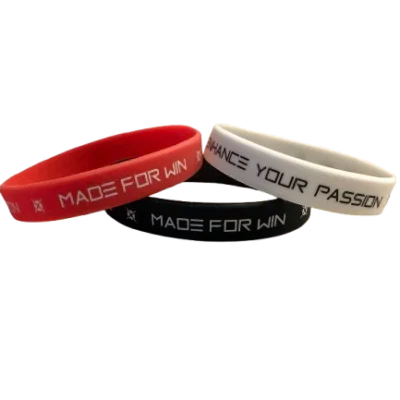 Pulseira de silicone Heroes preta